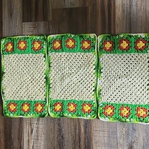 Handmade Crochet Floral Placemats